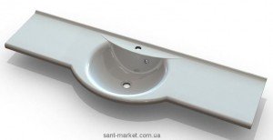 Раковина для ванной подвесная умывальник-столешница Marmite коллекция Anna белая 01124151103