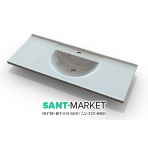 Раковина для ванной подвесная умывальник-столешница Marmite коллекция Bianca белая 01101161103