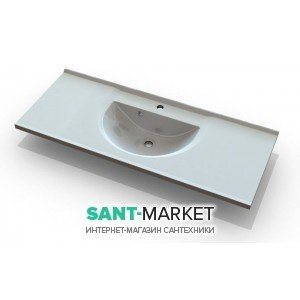 Раковина для ванной подвесная умывальник-столешница Marmite коллекция Bianca белая 01101161103