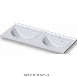 Раковина для ванной подвесная двойная Marmite коллекция Bianca белая 01101164203