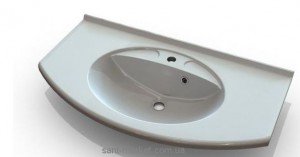 Раковина для ванної підвісна умивальник-стільниця Marmite колекція Doris біла 01172091103