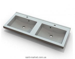 Раковина для ванной встраиваемая двойная Marmite коллекция Josefine белая 11030124203