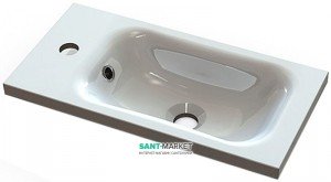 Раковина для ванної вбудована Буль-Буль колекція Linnea біла 1805101