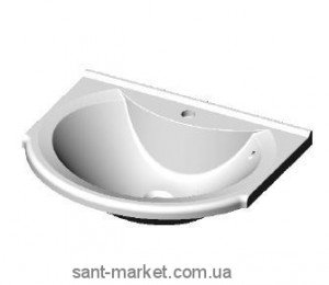 Раковина для ванной подвесная Marmite коллекция Laurine белая 01111061103