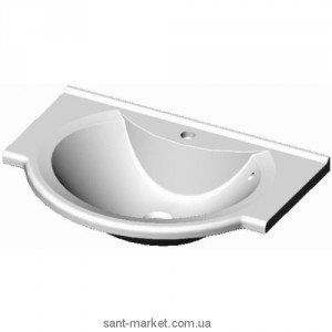 Раковина для ванной подвесная Marmite коллекция Laurine белая 01111071103