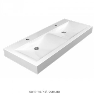 Раковина для ванної підвісна подвійна Marmite колекція Lilly біла 01184124203