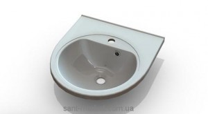 Раковина для ванной подвесная Marmite коллекция Molly белая 118104103