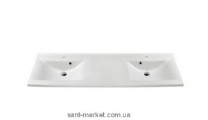 Раковина для ванної підвісна подвійна Marmite колекція Lydia біла 01163184203