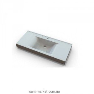 Раковина для ванной подвесная умывальник-столешница Marmite коллекция Nadja белая 011681611203