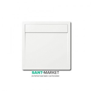 Душевой поддон стальной эмалированный квадратный Kaldewei Ladoplan 90х90х3.5 белый 462000010001