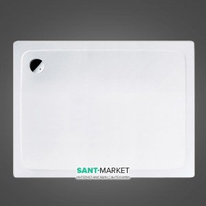 Душевой поддон стальной эмалированный прямоугольный Kaldewei SUPERPLAN 120х90х3.2 белый 430600010001