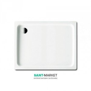 Душевой поддон стальной эмалированный прямоугольный Kaldewei Duschplan 120х80х6.5 белый 448248043001