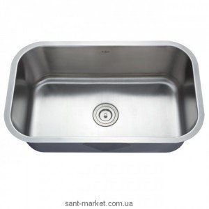 Мийка для кухні прямокутна Kraus під стільницю нержавіюча сталь хром KBU-14