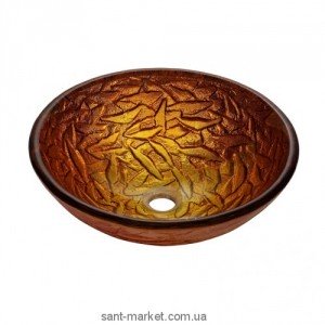 Раковина для ванної накладна Kraus медова GV-392-19mm