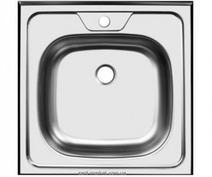 Мойка для кухни квадратная Ukinox Standart накладная  нержавеющая сталь  хром STM 500 500 _\GT 6C