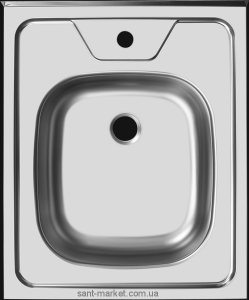Мийка для кухні прямокутна Ukinox Standart накладна нержавіюча сталь хром STL 500 600 _ \ GT 6C