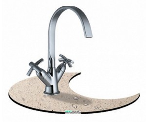 Змішувач для кухні Ukinox змішувач ретростиль 3201CR