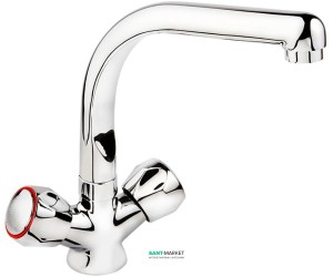 Змішувач для кухні Ukinox двухвентильний 42133-98 CR