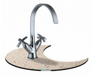 Cмеситель для кухни Ukinox однорычажный ретростиль 3201CR