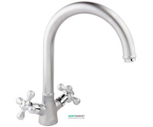 Смеситель для кухни Ukinox однорычажный матовый хром ретростиль 41217 STCR