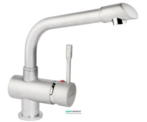 Смеситель для кухни Ukinox однорычажный нержавеющая сталь 7011 SS