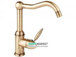 Смеситель для кухни Ukinox однорычажный ретростиль бронза 7781 G.B