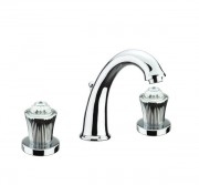 Змішувач для раковини з донним клапаном з Сваровскі Fiore Margot Venere-Sky хром 12062800 Chrome