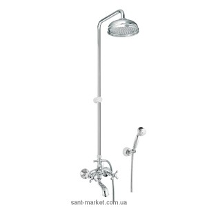 Fiore Margot Coloniale-Sky Душова колона з ручним і верхнім душем 03061490 Chrome