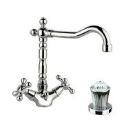 Змішувач для кухні Fiore Margot Venere-Sky двухвентильний ретростиль 12062501 Old Bronze