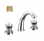 Змішувач для раковини з донним клапаном з Сваровскі Fiore Margot Venere-Sky бронза 12062800 Old Bronze