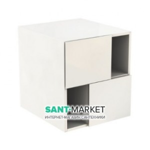 Тумба под раковину Kolo Domino Premium подвесная 45х47.7х50 белый глянец 88387000