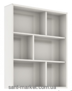 Kolo DOMINO PREMIUM шкафчик боковой  высокий 60 x 80 x 16 3 см  белый глянец 88411000