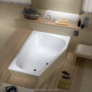 Ванна сталева вбудована Kaldewei Plaza Duo асиметрична 180x120 left +237200010001