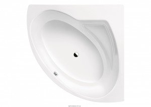 Ванна сталева кутова Kaldewei Punta Duo чверть кола 140x140 біла mod 910-3 228 348 030 001