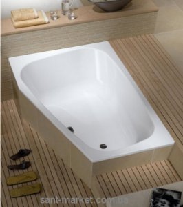 Ванна сталева вбудована Kaldewei Plaza Duo асиметрична 180x120 з покриттям easy-clean right +237000013001