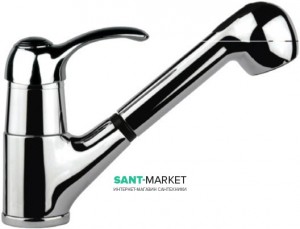 Змішувач для кухні з висувною лійкою Fiore Jafar змішувач ретростиль 47CR4010 Gold