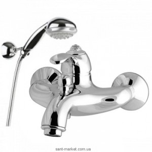 Смеситель однорычажный для ванны с душем со Сваровски Fiore коллекция Jafar Sky хром 84CR5100 Chrome