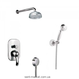 Fiore Jaffar Imperial Змішувач прихованого монтажу для душу з душем 83CR5138 Chrome