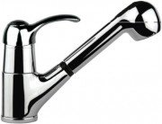 Смеситель для кухни с выдвижной лейкой Fiore Jafar однорычажный ретростиль 47CR4010 Chrome