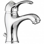 Змішувач для раковини одноважеля з донним клапаном з Сваровскі Fiore Jafar Sky хром 84CR5221 Chrome