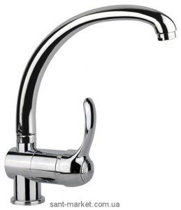 Смеситель для кухни Fiore Jafar однорычажный ретростиль 47CR5462 Chrome