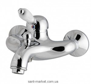 Смеситель однорычажный для ванны с коротким изливом Fiore Jafar Imperial хром 83CR5101 Chrome
