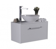 Тумба подвесная Буль-Буль Fiji 792x395x420 с раковиной Mona искусственный камень белый 10808012200