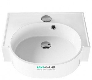 Раковина для ванної на тумбу Буль-Буль колекція Comfort біла 0905101