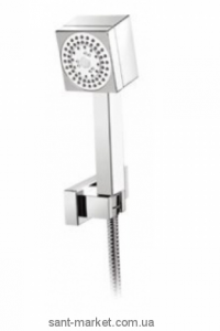 Душовий гарнітур з настінним тримачем Emmevi колекція Niagara хром CR128