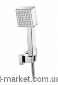 Душовий гарнітур з настінним тримачем Emmevi колекція Niagara хром CR129