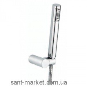 Душовий гарнітур з настінним тримачем Emmevi колекція Piper-Planet нікель NS140