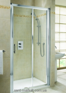 Душові двері в нішу Kolo GEO 6 скляна розсувна 160х190 GDRS16222003