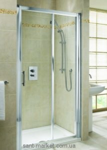 Душові двері в нішу Kolo GEO 6 скляна розсувна 110х190 GDRS11222003