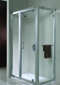 Kolo GEO 6 панель розширює 60 см загартоване скло срібний блиск GSKP60222003